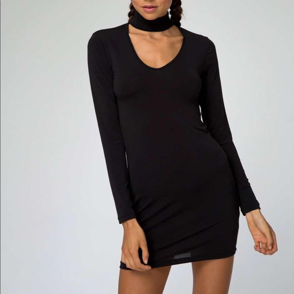 Motel Nymphea BodyCon Choker Mini Dress